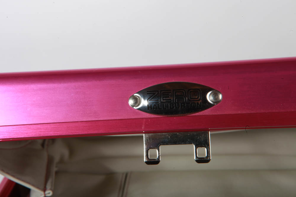 Zero Halliburton Pink Hard Shell Handbag
