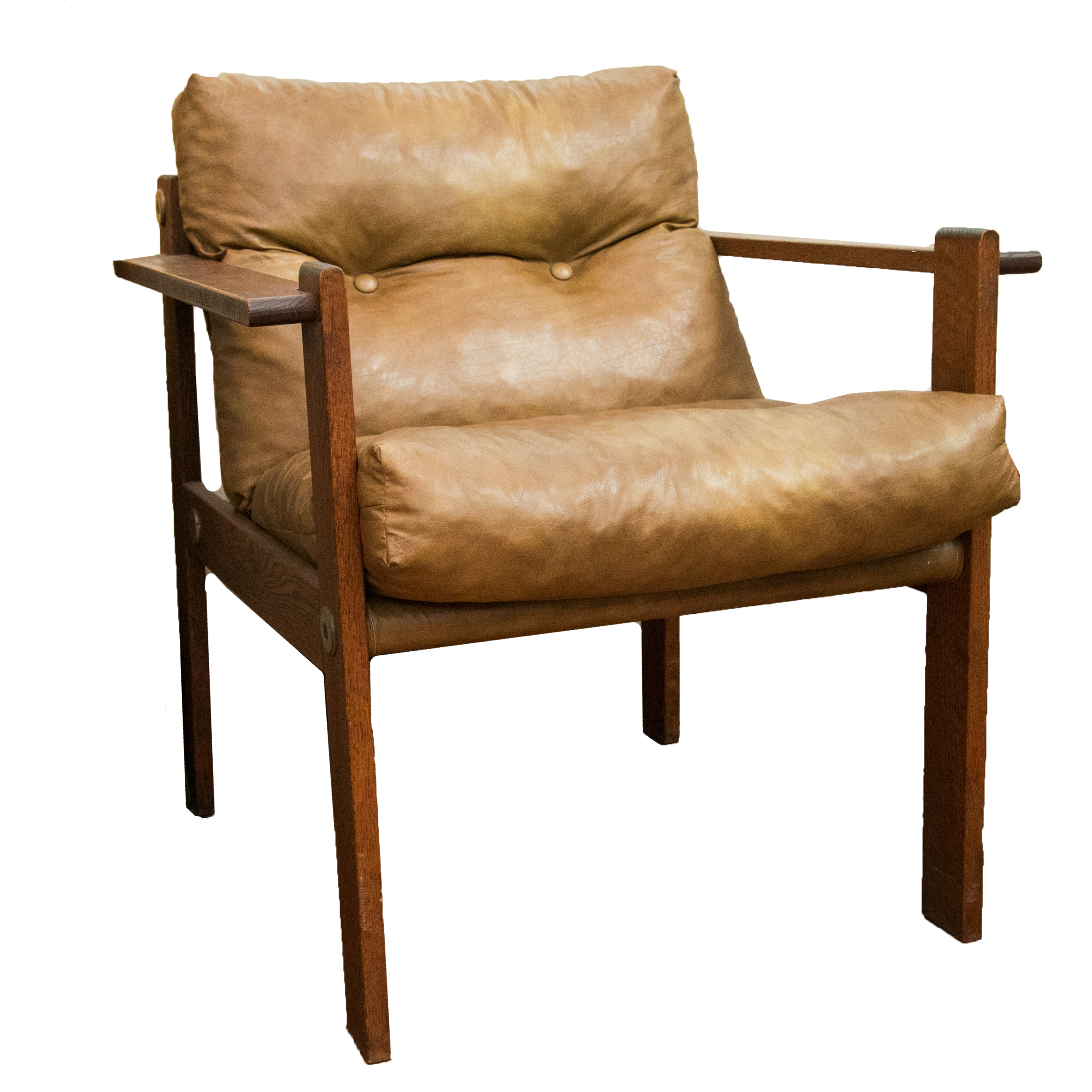 Danish Modern Oak Armchair