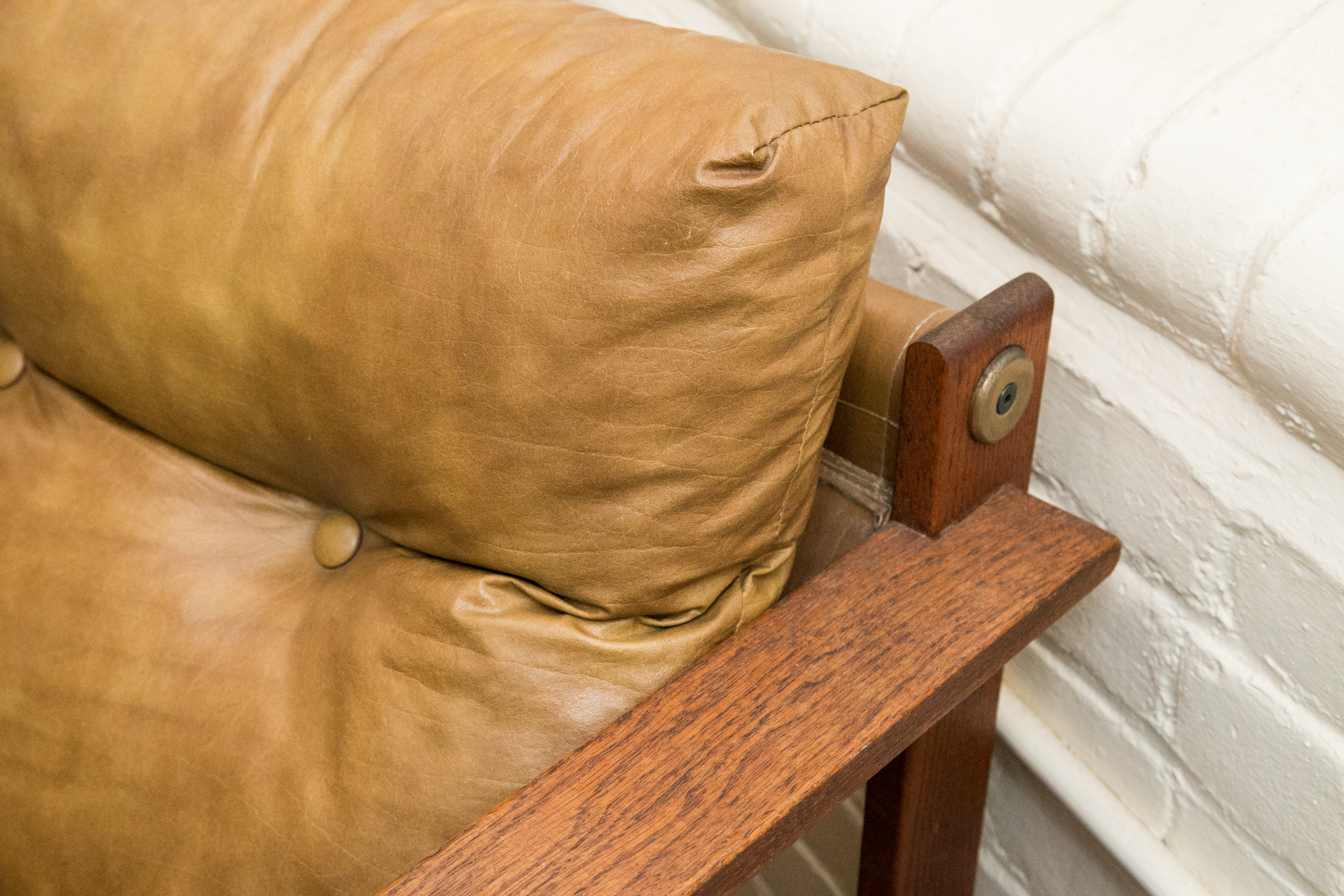 Danish Modern Oak Armchair