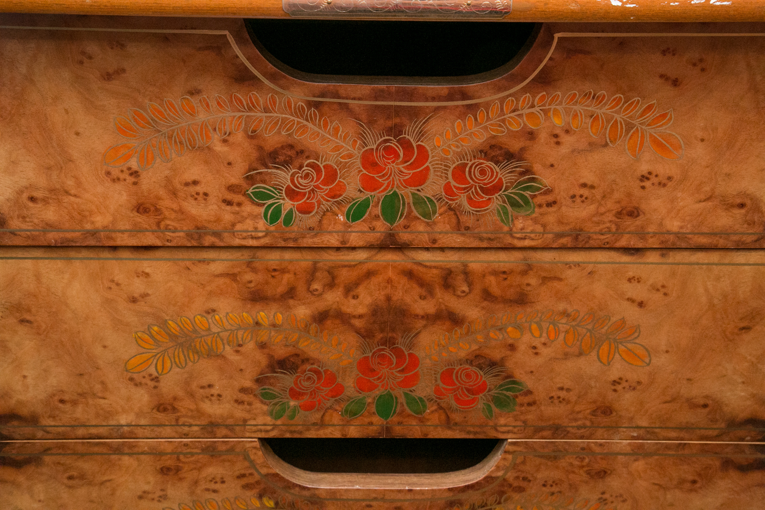 Chinoiserie Hand-Painted Dresser