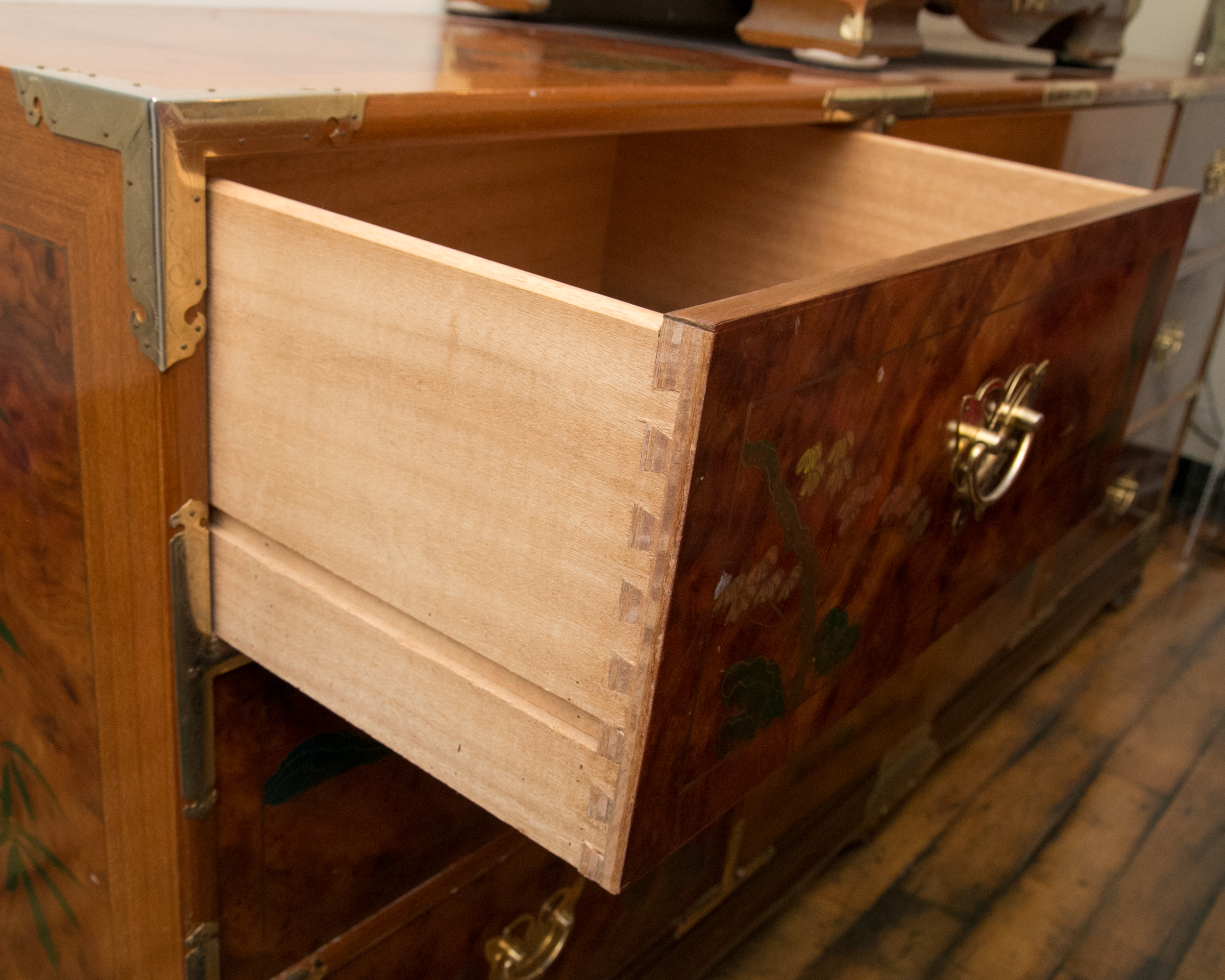 Chinoiserie Hand-Painted Dresser