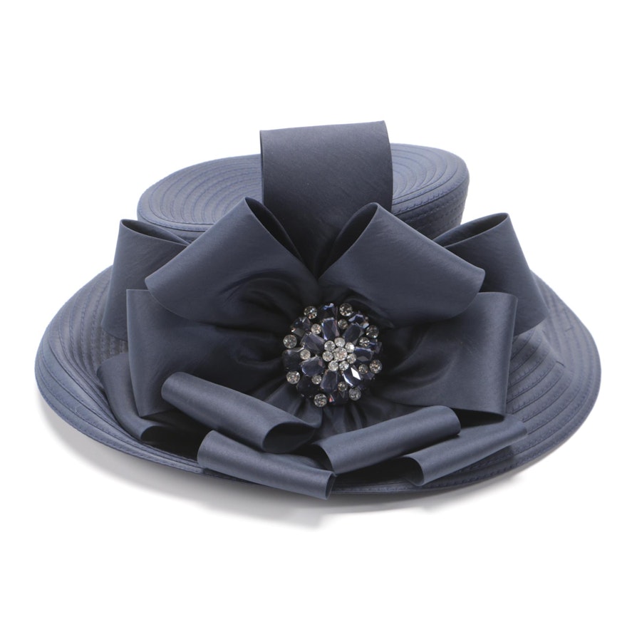 Whittall & Shon Navy Derby Hat