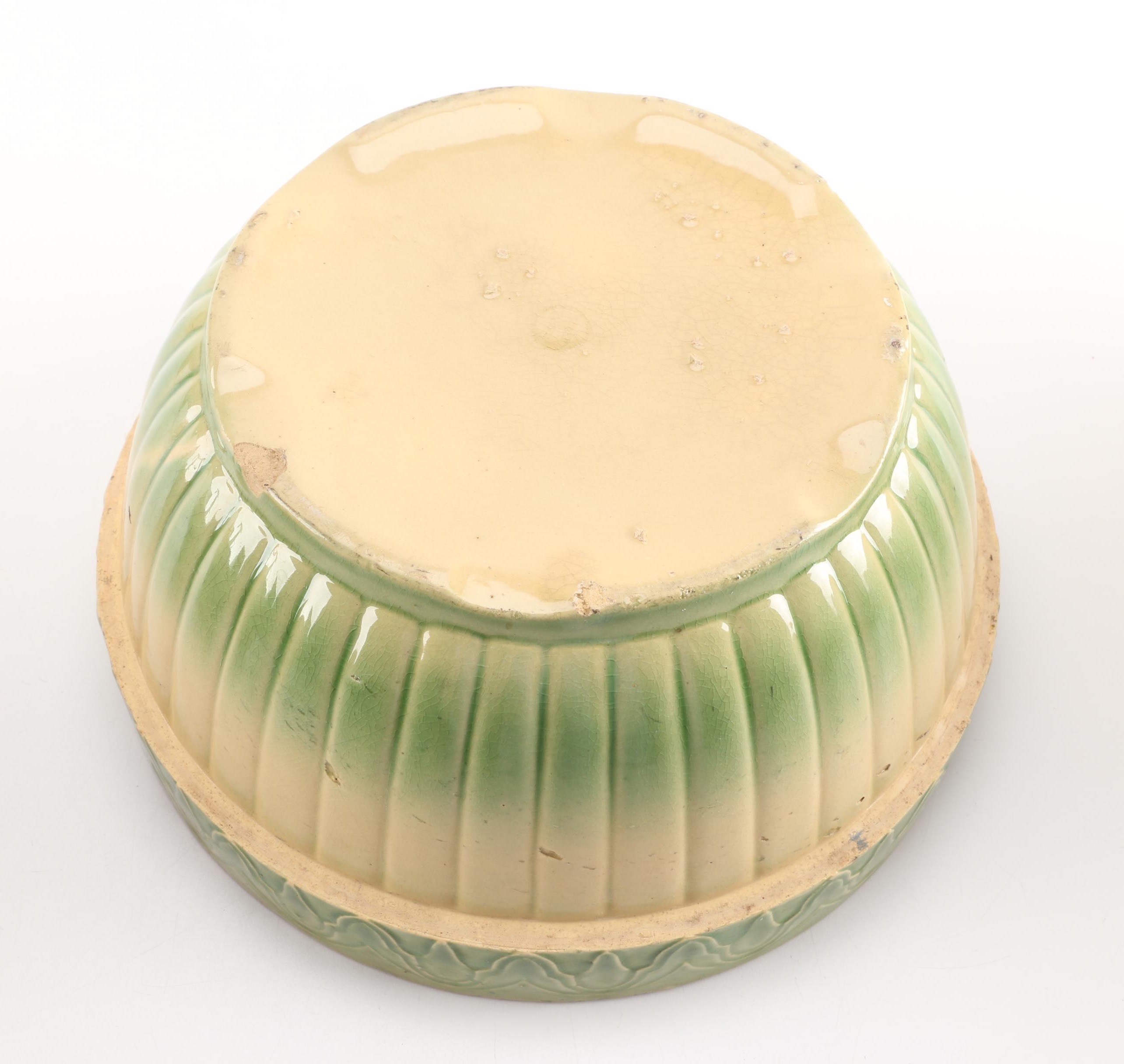 Terra Cotta and Yellow Ceramic Bowls and Planters