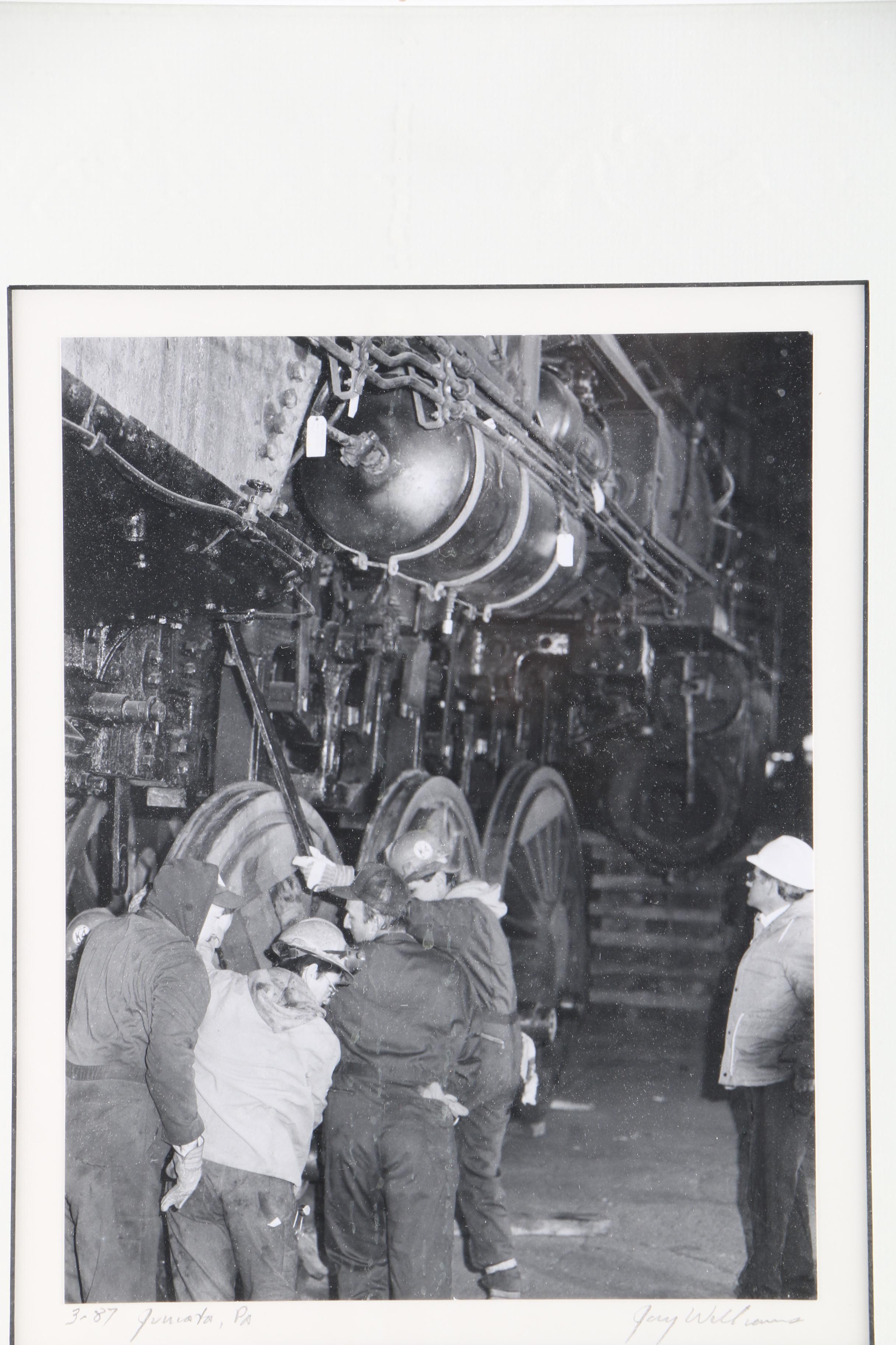 Jay Williams Framed Railroad Photos