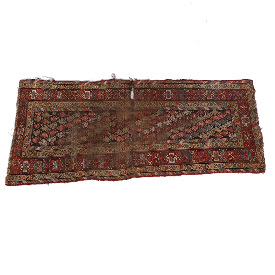 Hand-Knotted Turkish Carpet Runner