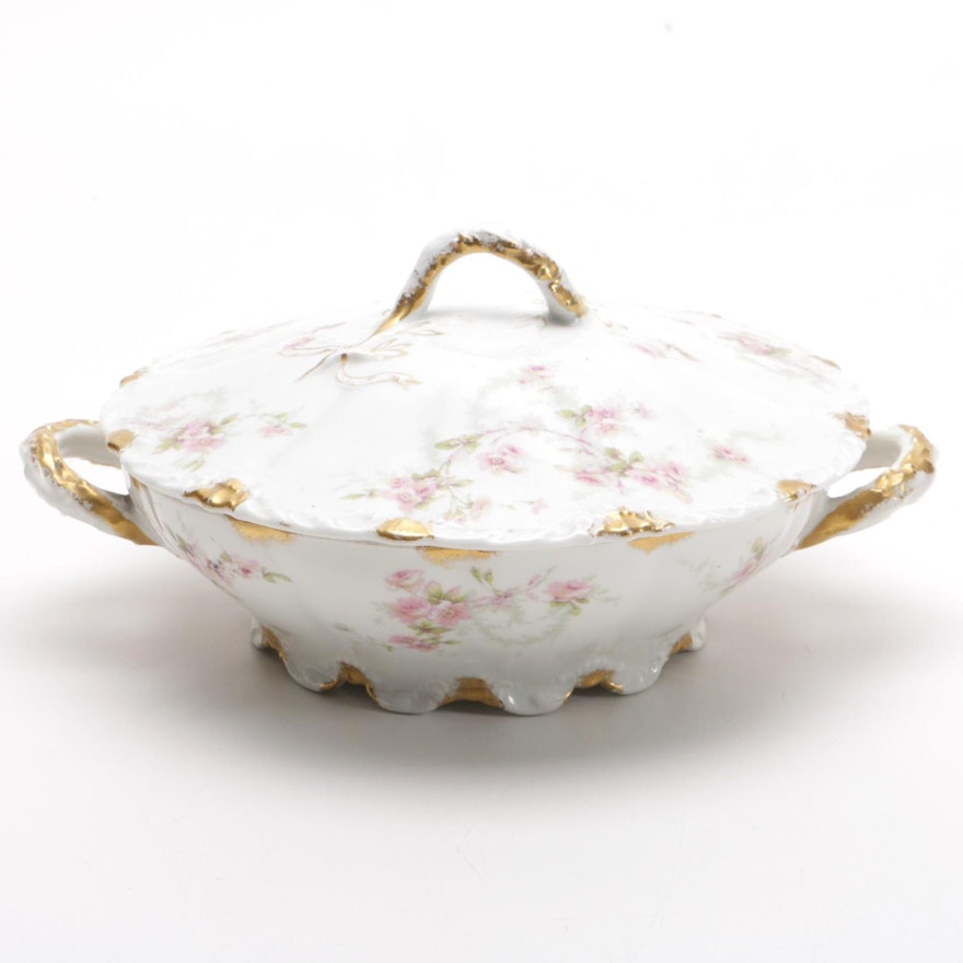 1903 Haviland Limoges Porcelain Covered Dish