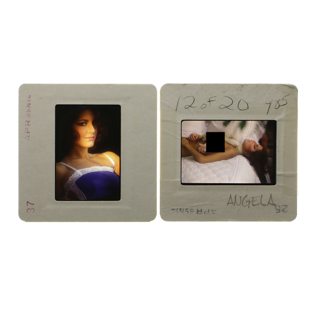 Original "Penthouse" 35mm Slides of Angela Nicholas by Bob Guccione