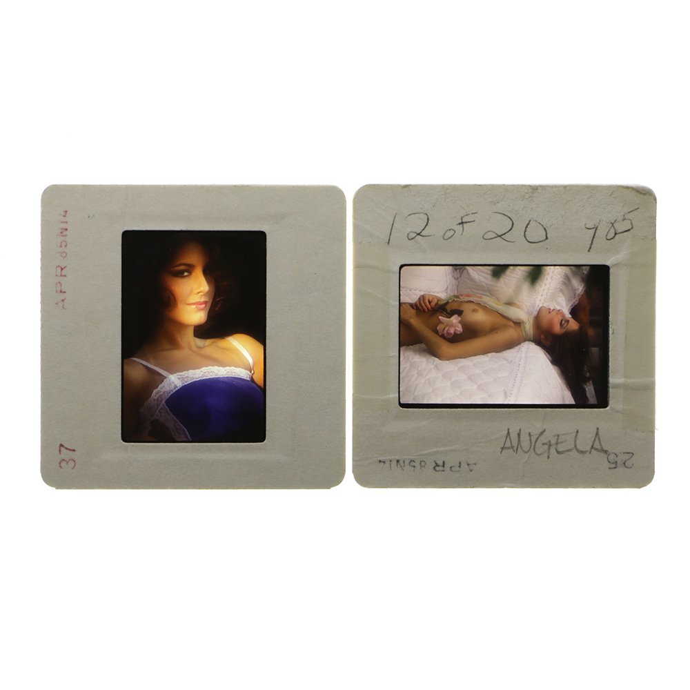 Original "Penthouse" 35mm Slides of Angela Nicholas by Bob Guccione