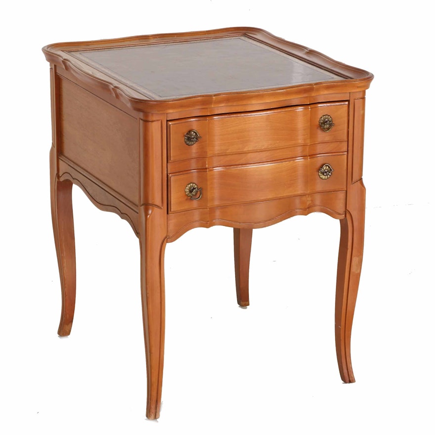 French Provincial Cherry Side Table