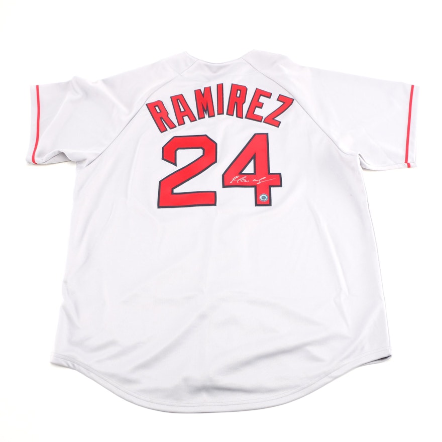 Manny Ramirez Autographed Red Sox Jersey