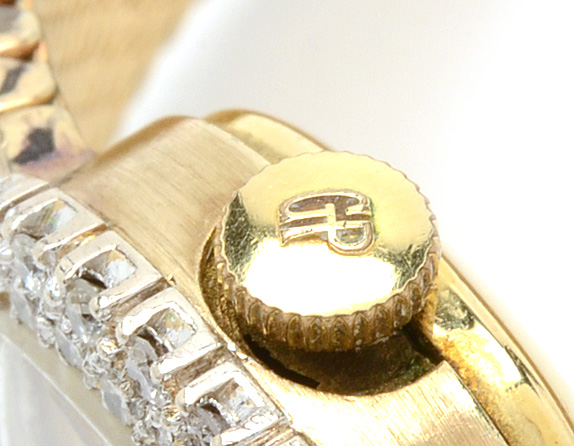 Vintage Girard Perregaux Swiss Made Gold Plated and Diamond Watch