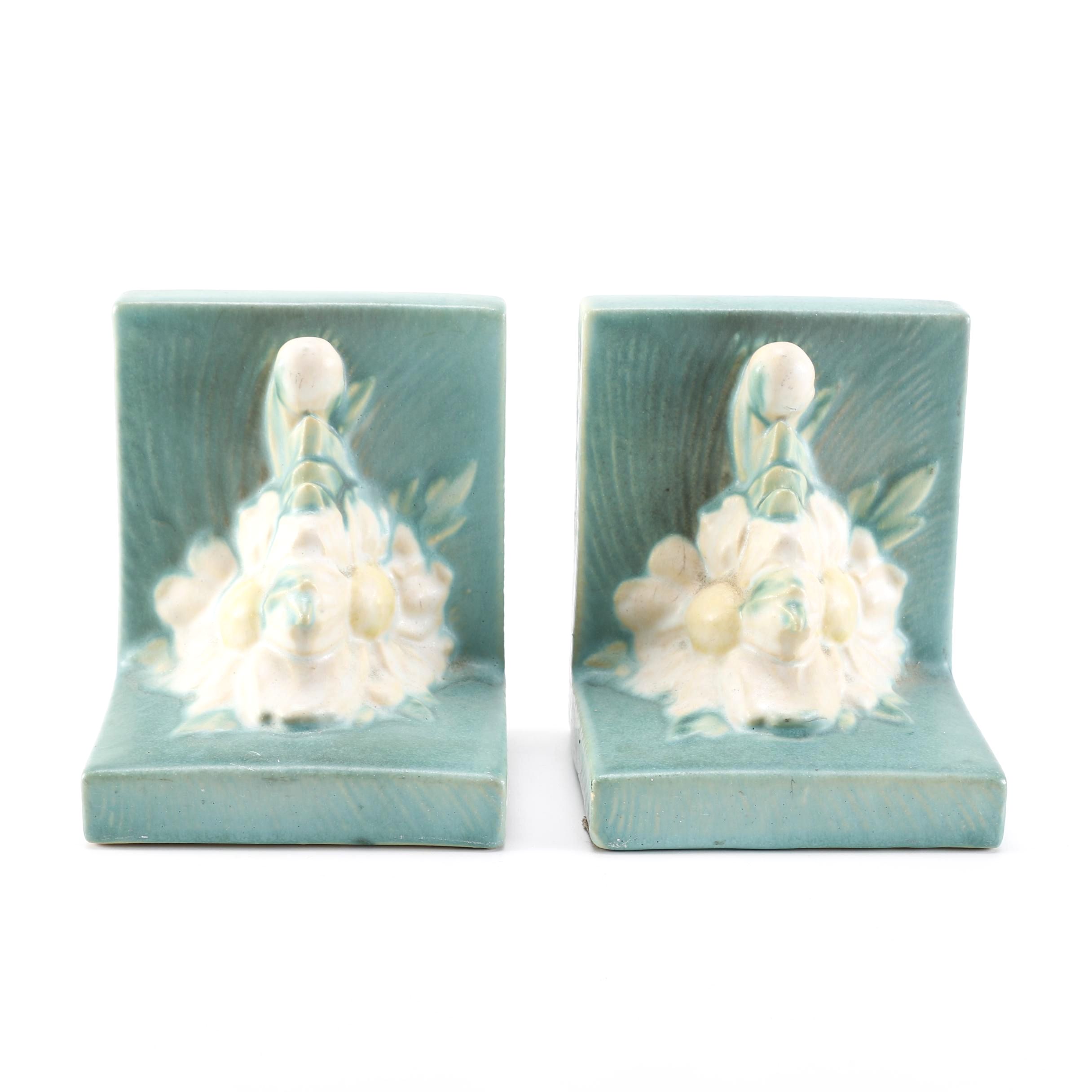 Roseville "Peony" Bookends