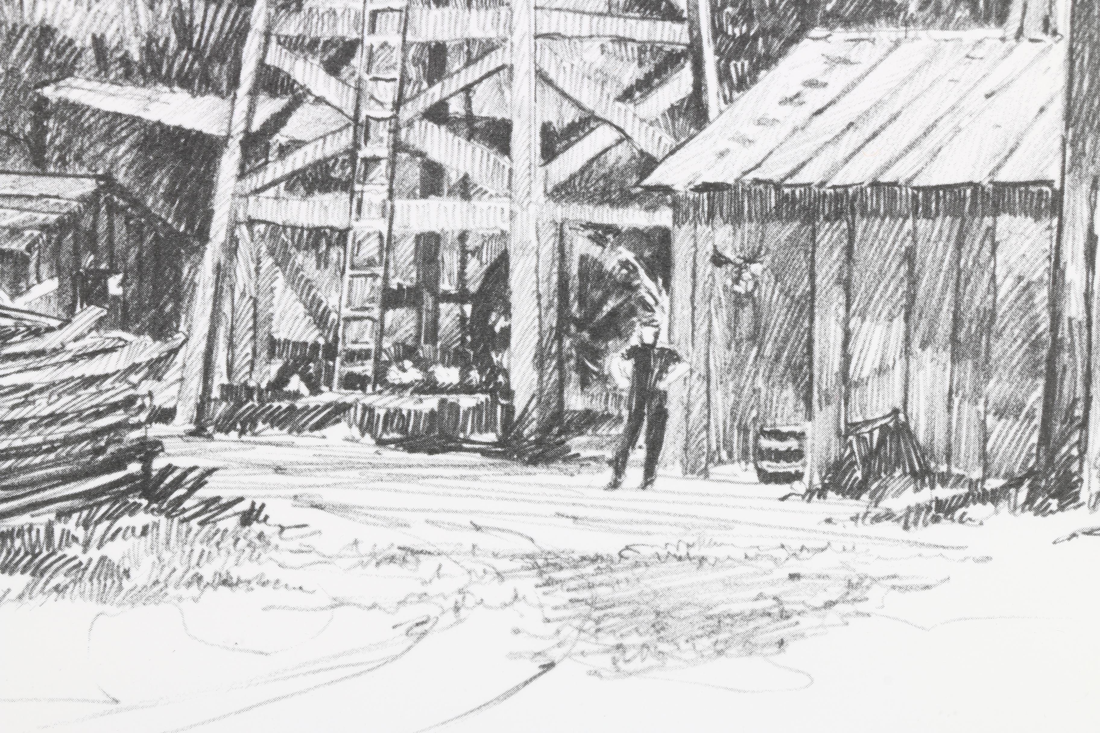 L.W. "Bill" Rettig Jr. Offset Lithographs of Historic Butler County, Pennsylvania