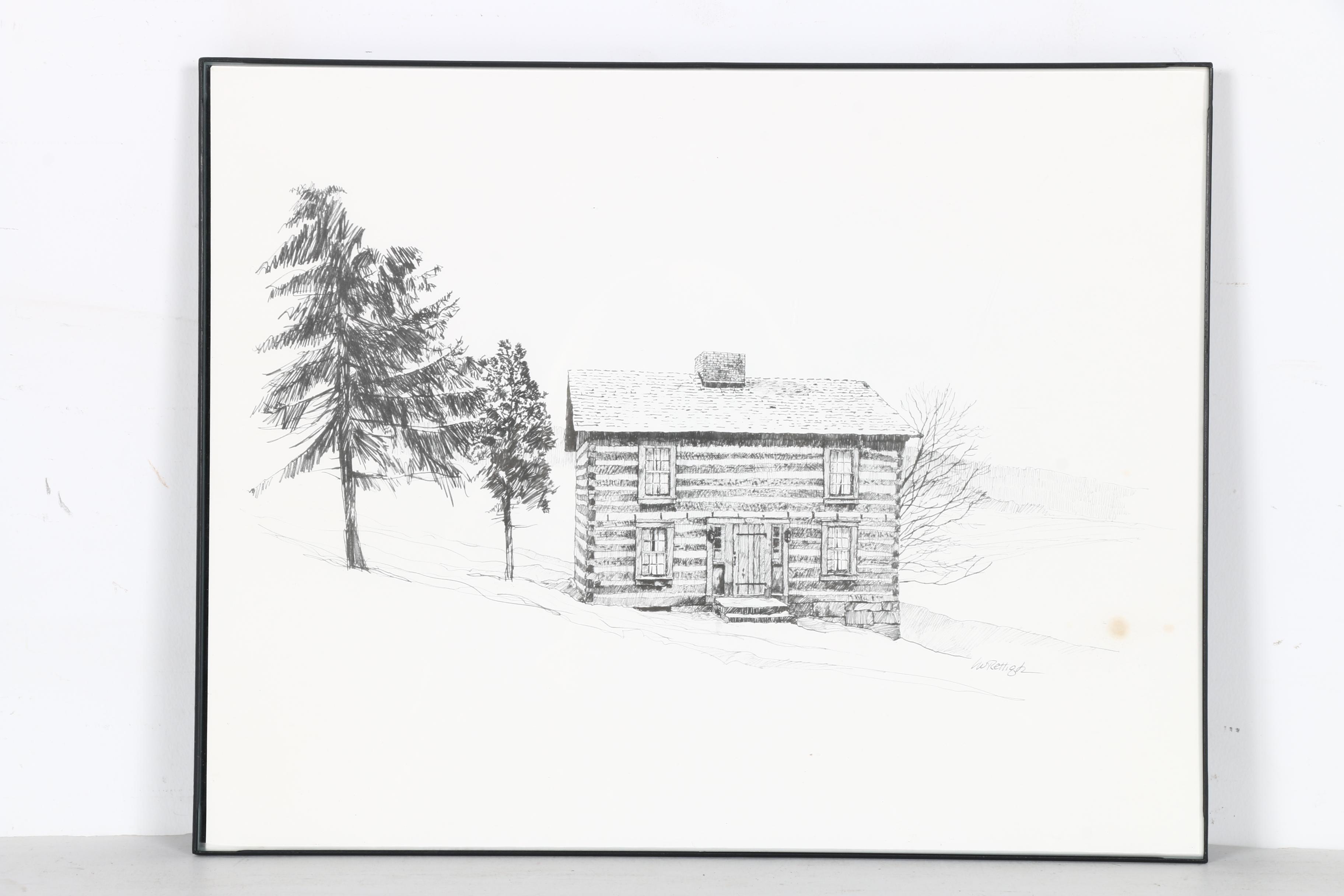 L.W. "Bill" Rettig Jr. Offset Lithographs of Historic Butler County, Pennsylvania