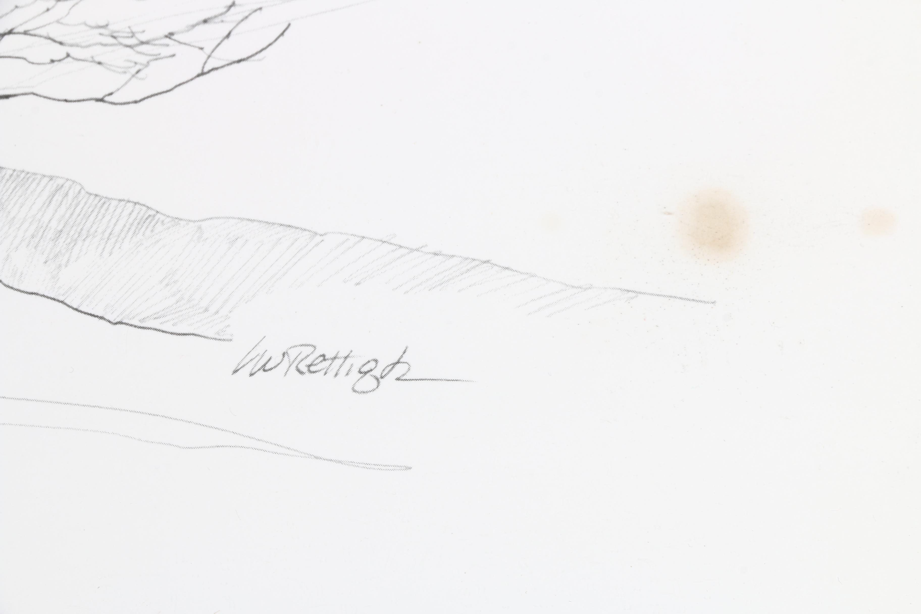 L.W. "Bill" Rettig Jr. Offset Lithographs of Historic Butler County, Pennsylvania