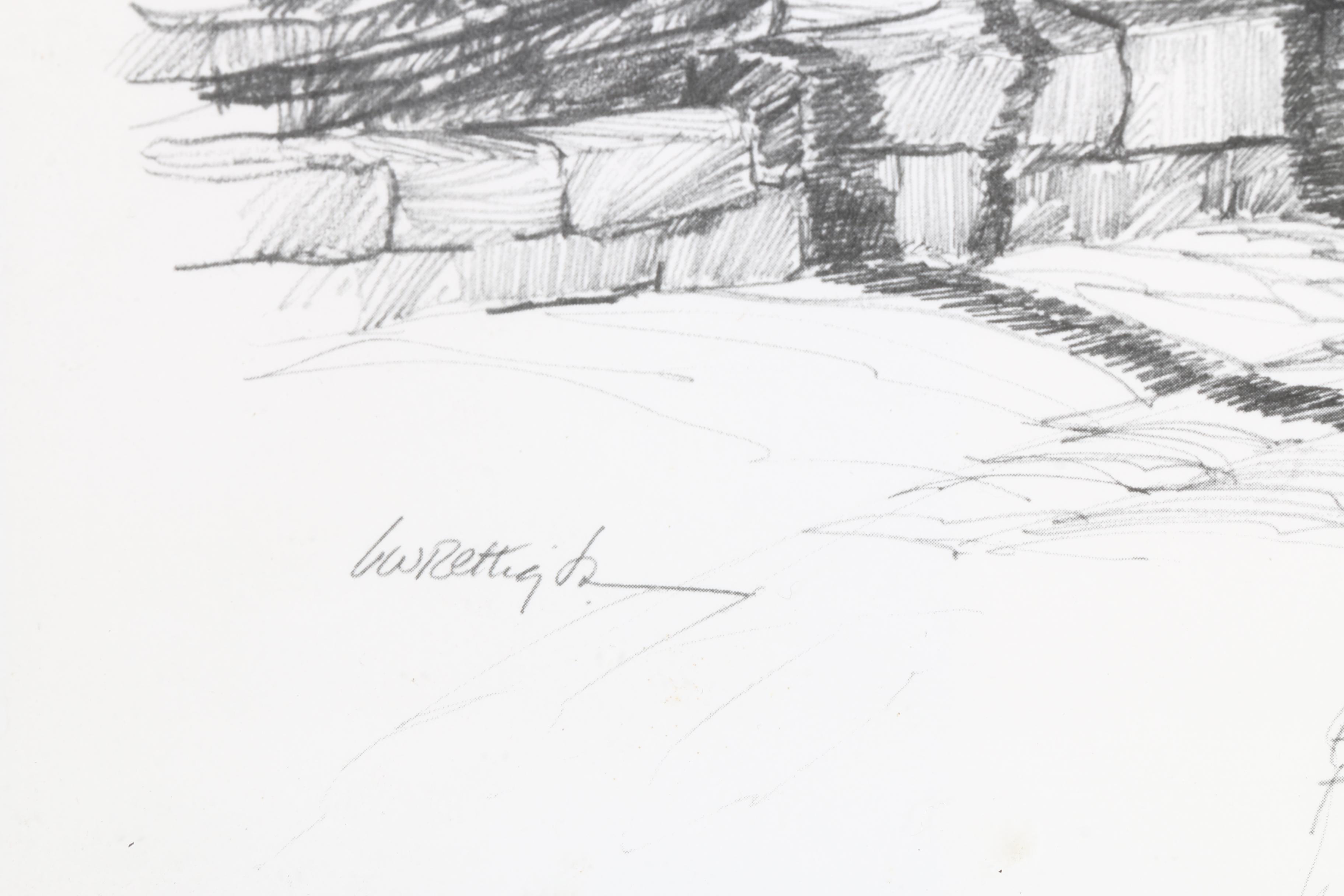 L.W. "Bill" Rettig Jr. Offset Lithographs of Historic Butler County, Pennsylvania