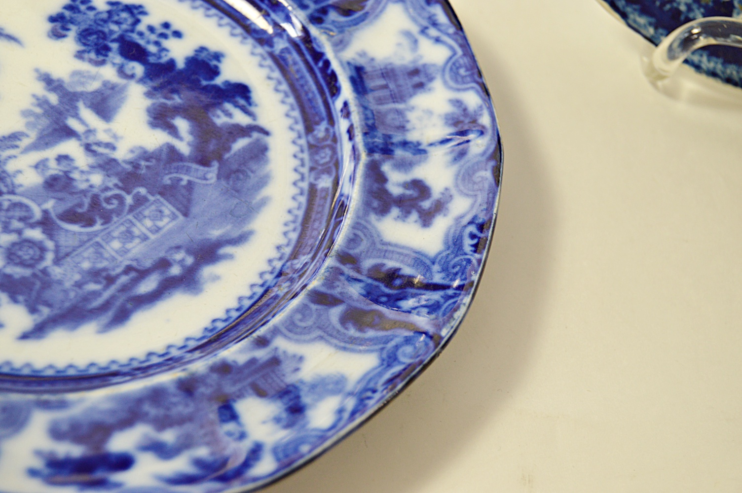 Early 19th Century English Staffordshire Transferware Plates