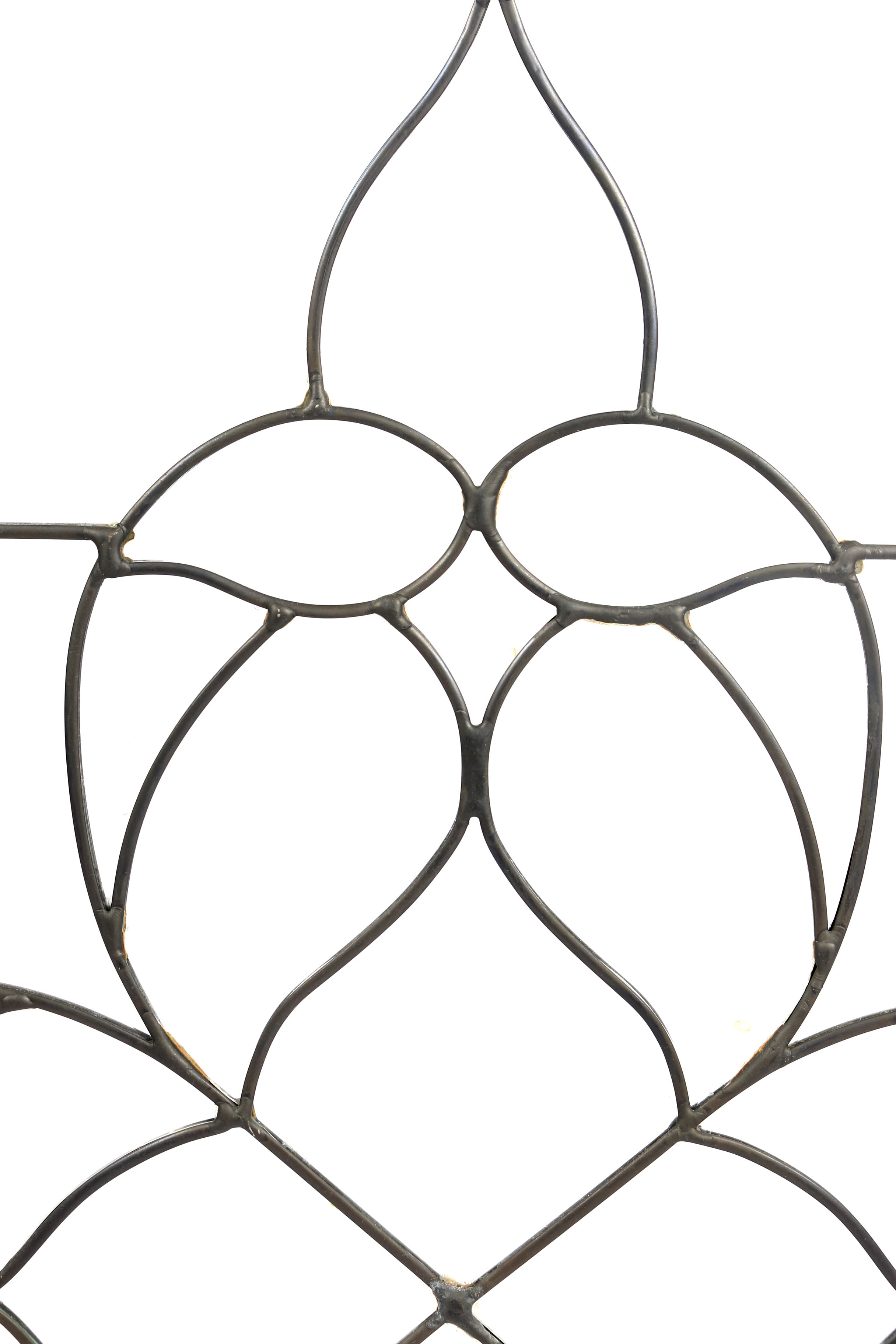 Leaded Glass Fireplace Screen
