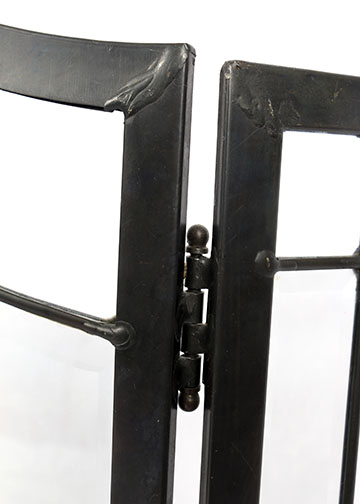 Leaded Glass Fireplace Screen