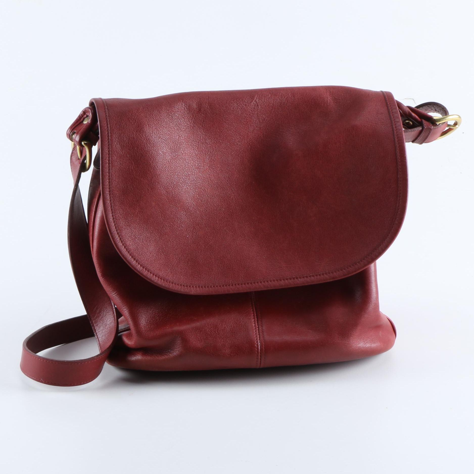 Coach Red Leather Whitney Bag