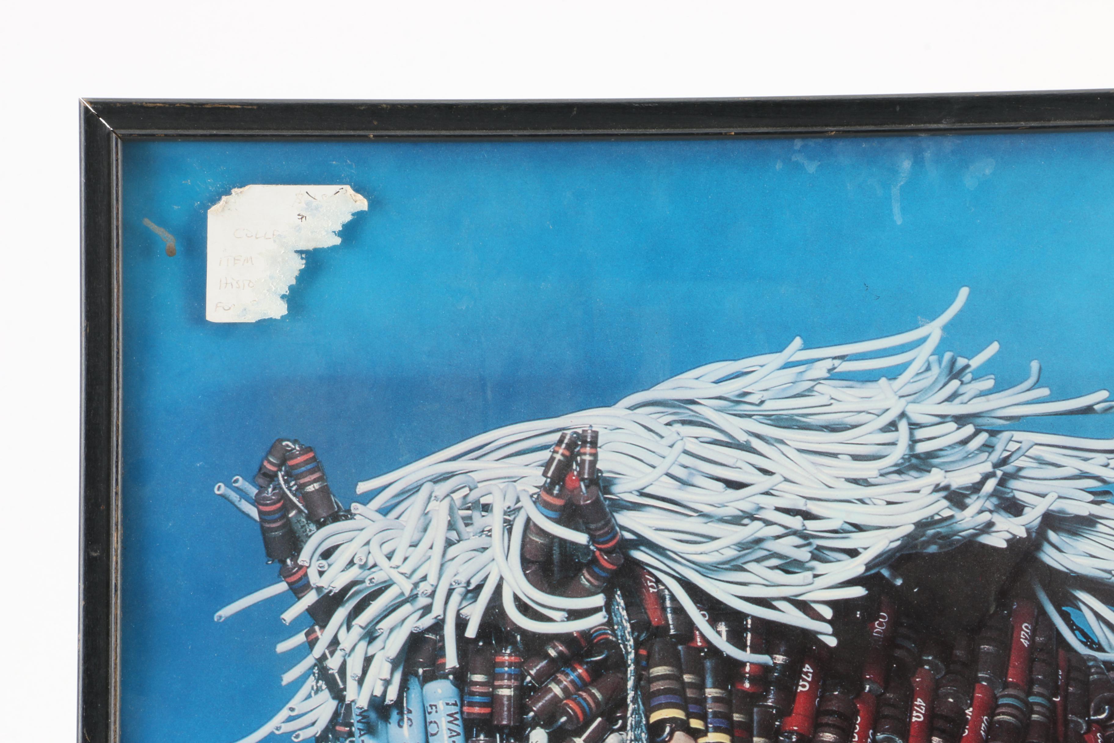 Vintage Honeywell Computers Framed Horse Advertisement