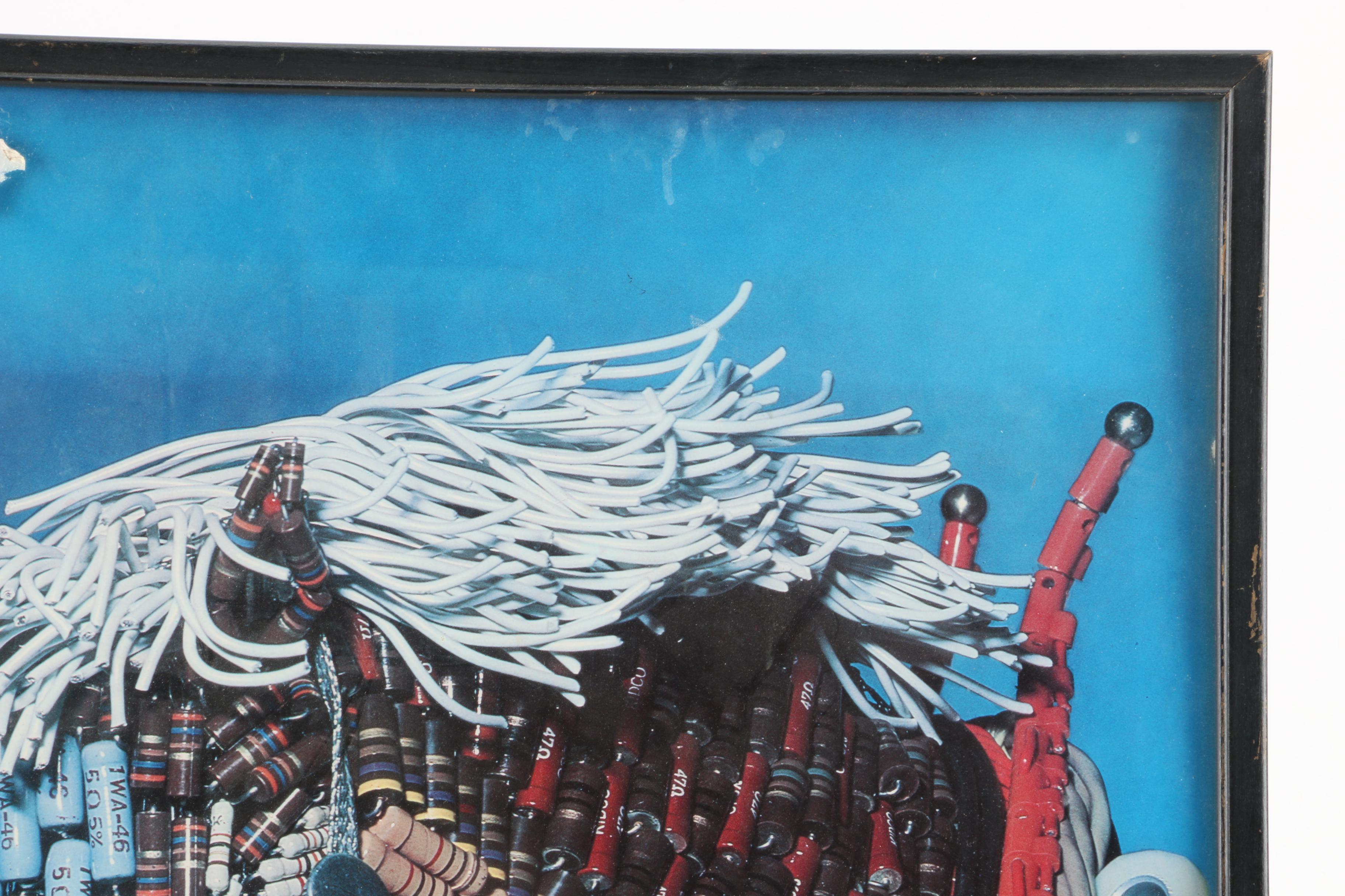 Vintage Honeywell Computers Framed Horse Advertisement