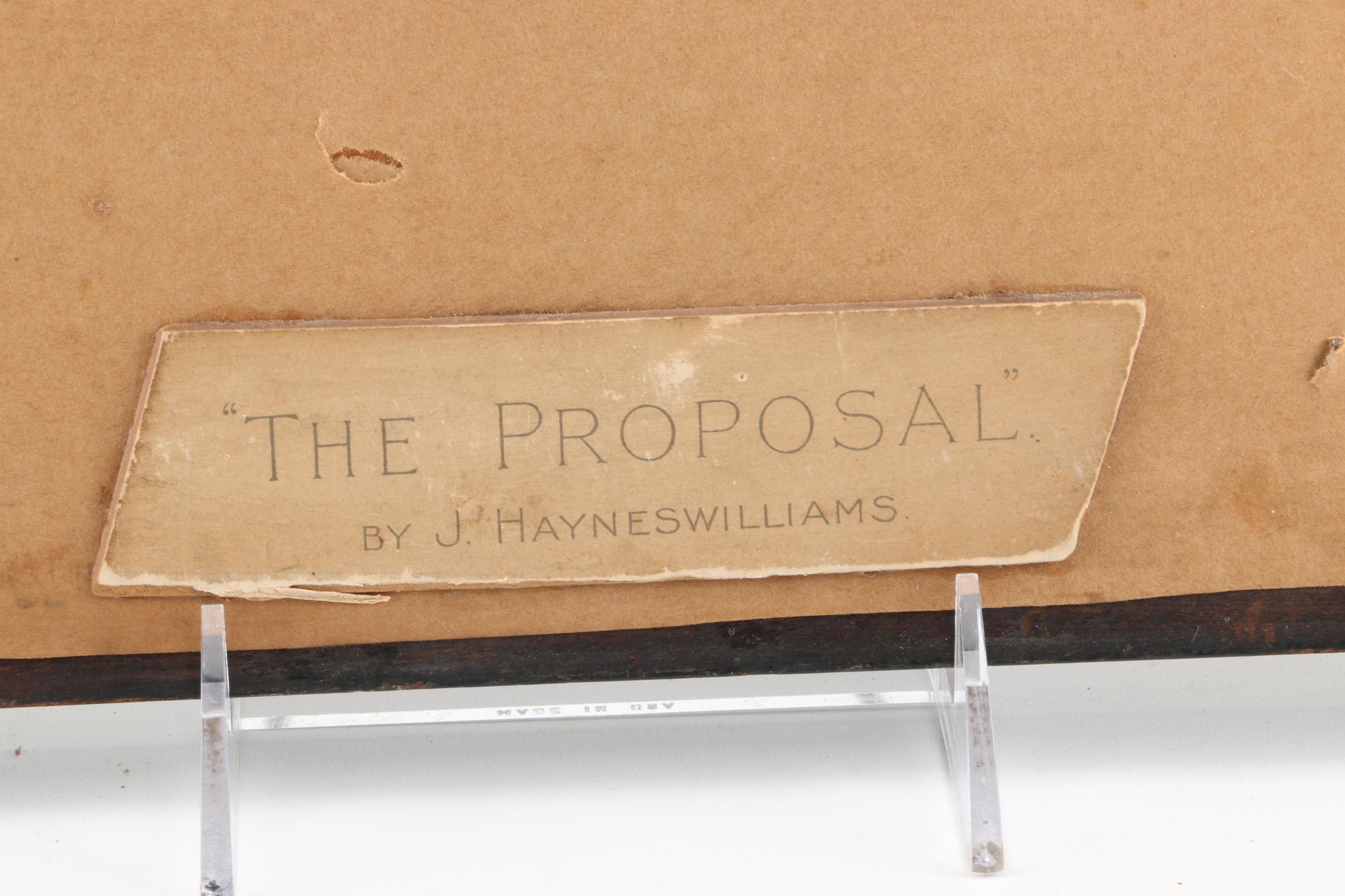 Giclee After John Haynes-Williams' "The Proposal"