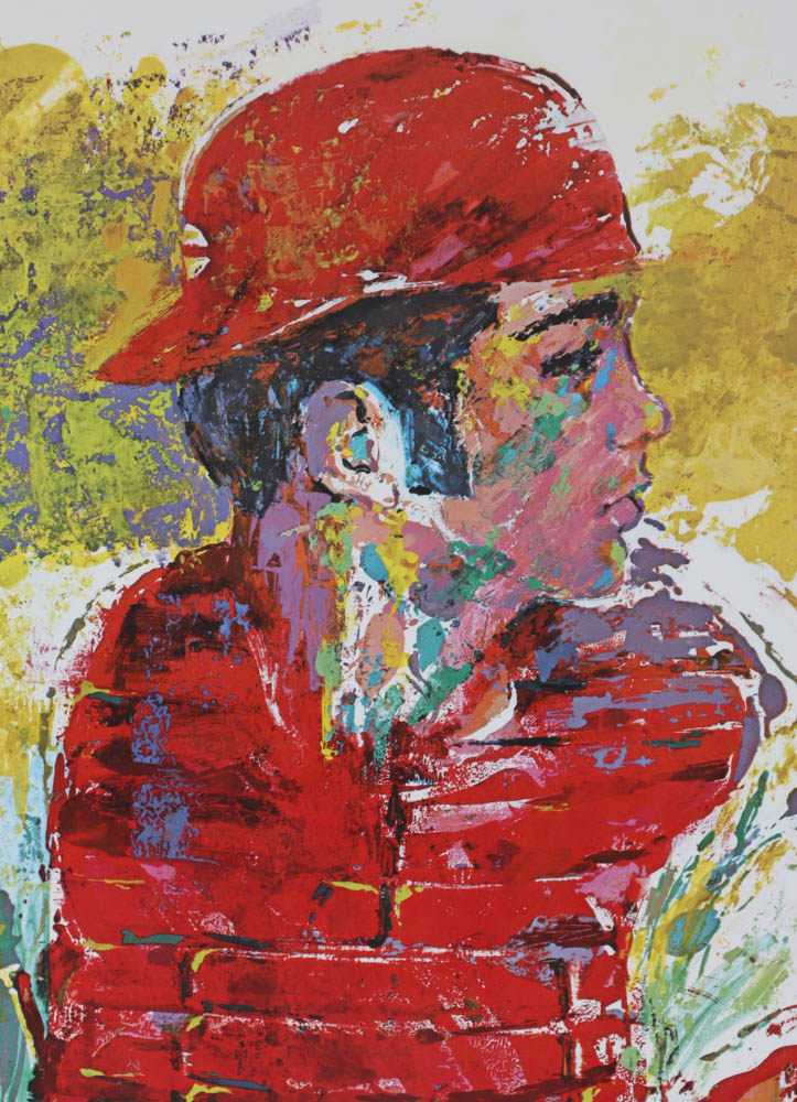 Offset Lithograph Reproduction after LeRoy Neiman "Johnny Bench"