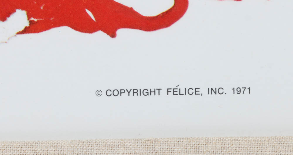 Offset Lithograph Reproduction after LeRoy Neiman "Johnny Bench"