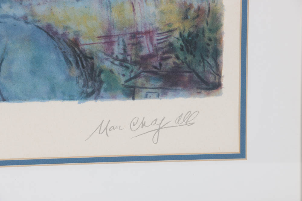 Offset Lithograph After Marc Chagall's "Bouquet de Fleurs"