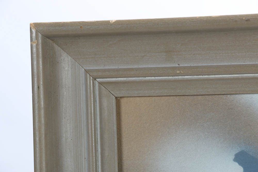 Benjamin Harris Original Signed Airbrush and Gouache Painting