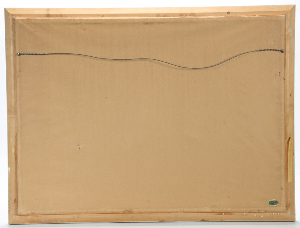 Benjamin Harris Original Signed Airbrush and Gouache Painting