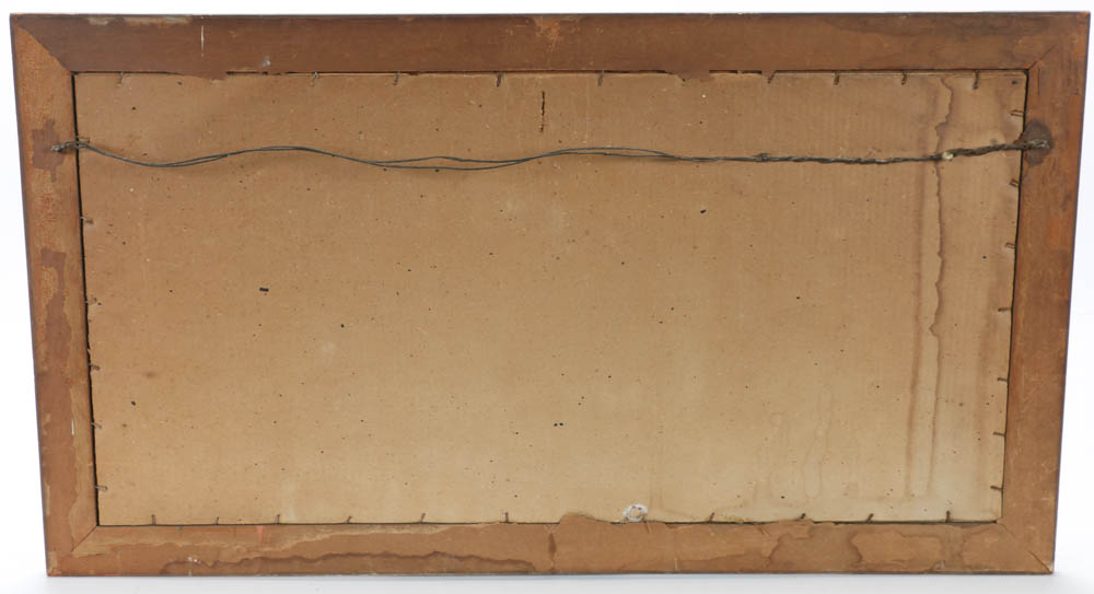 Antique 1918 Early Offset Lithographic Reproduction after Maxfield Parrish "Garden of Allah"