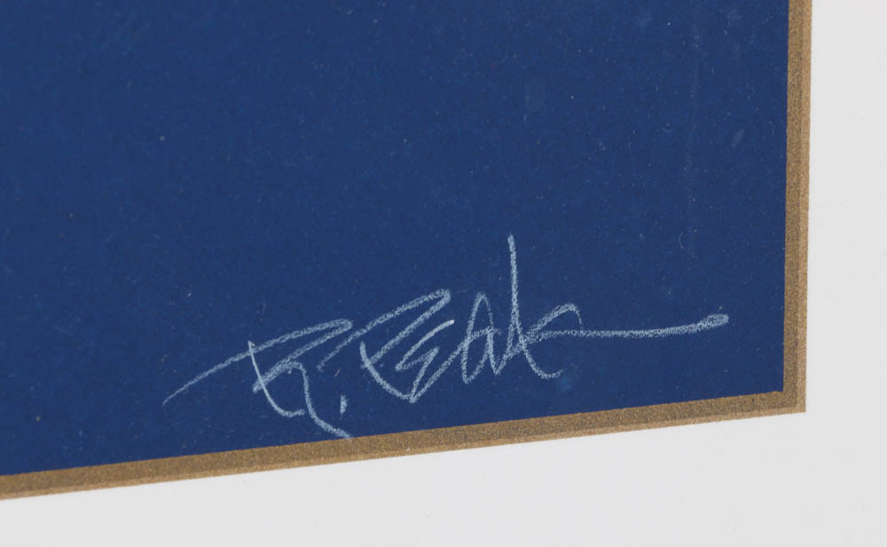 Robert Peak Signed Limited Edition Serigraph "Woman in Blue"