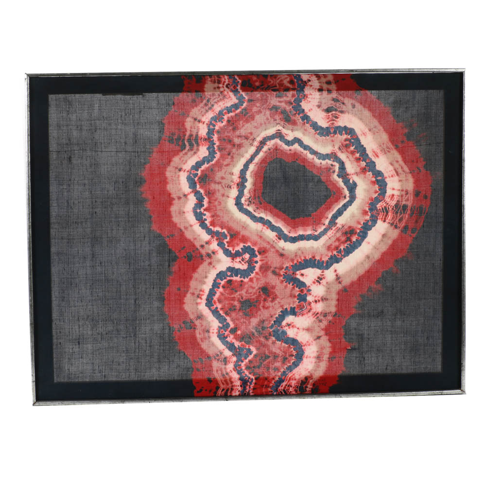 Ed and Betsy Dienes Tie-Dyed Silk "Open to the Mystery"