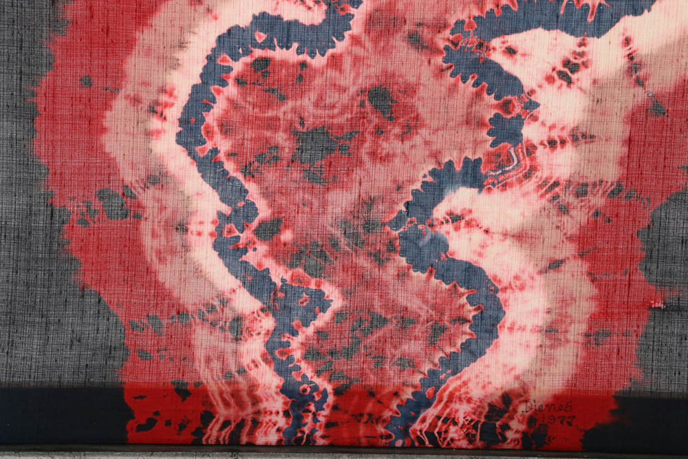 Ed and Betsy Dienes Tie-Dyed Silk "Open to the Mystery"