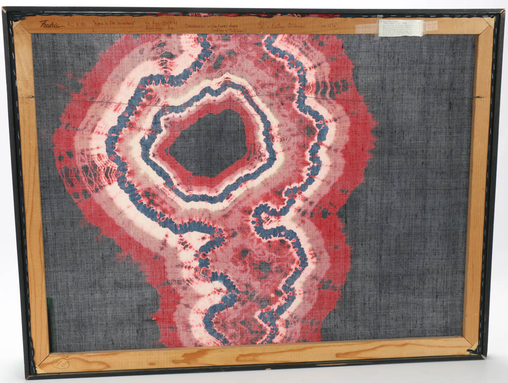 Ed and Betsy Dienes Tie-Dyed Silk "Open to the Mystery"