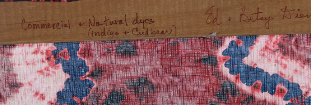 Ed and Betsy Dienes Tie-Dyed Silk "Open to the Mystery"