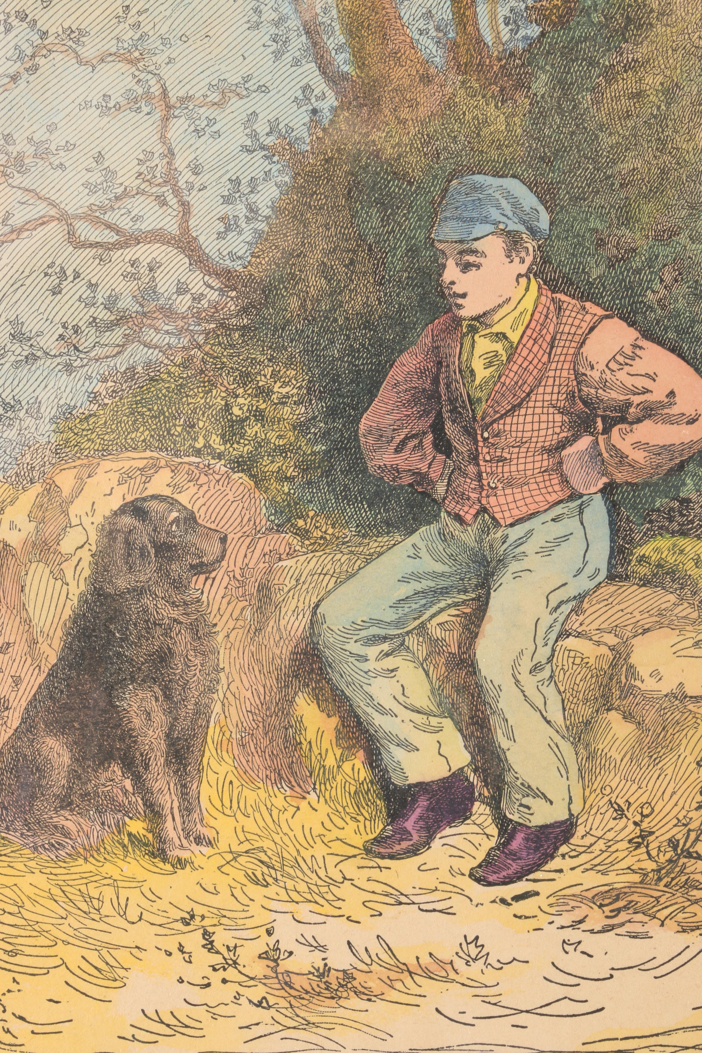 Collection of Mid-19th Century Hand-Colored Prints