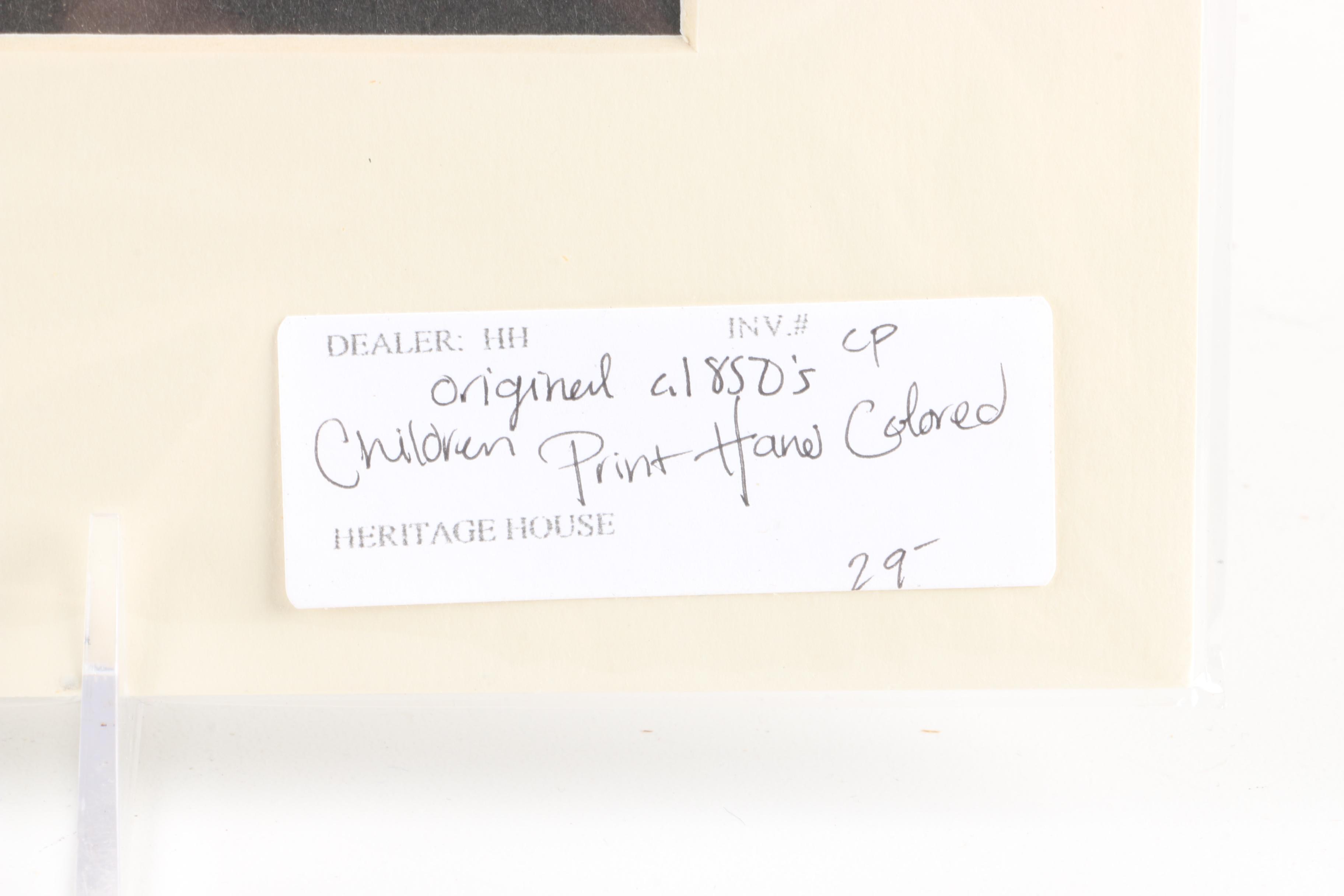 Collection of Mid-19th Century Hand-Colored Prints