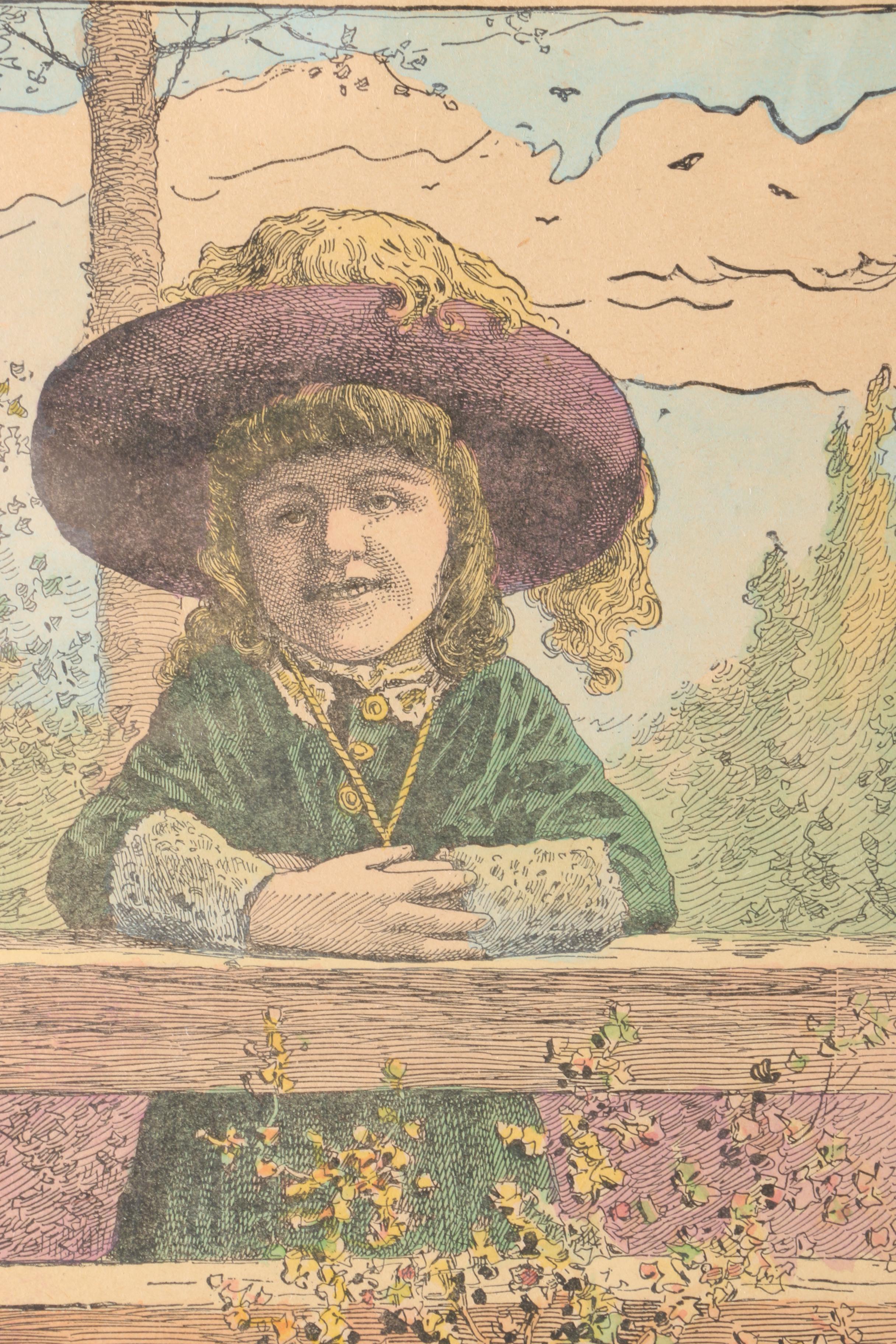 Collection of Mid-19th Century Hand-Colored Prints