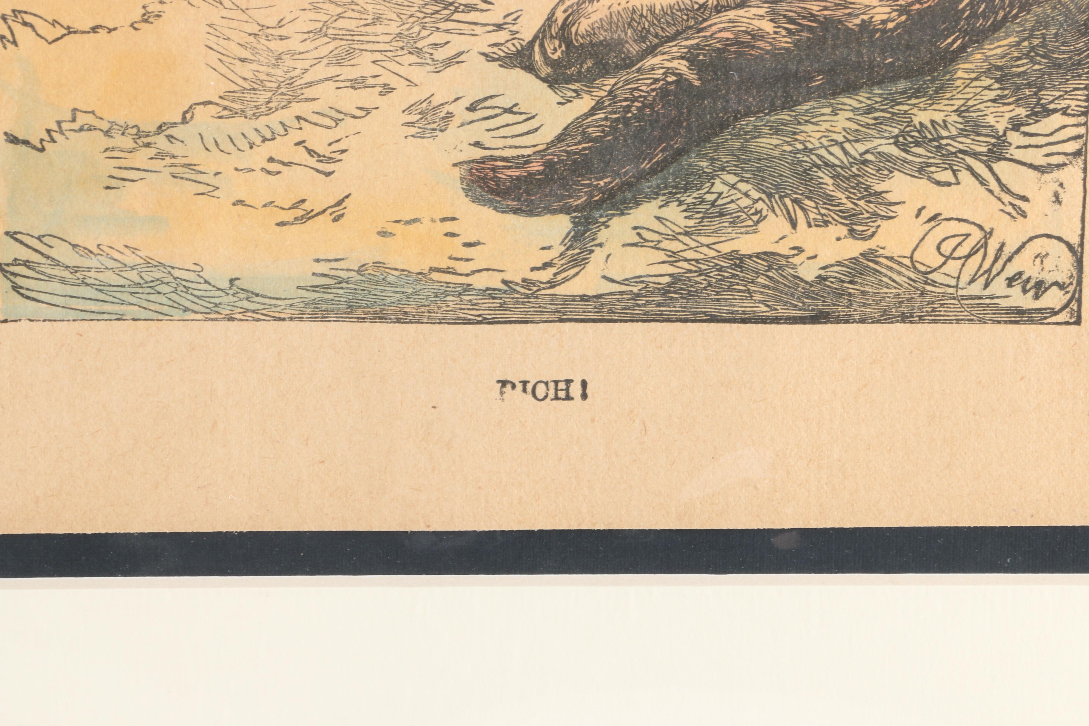 Collection of Mid-19th Century Hand-Colored Prints