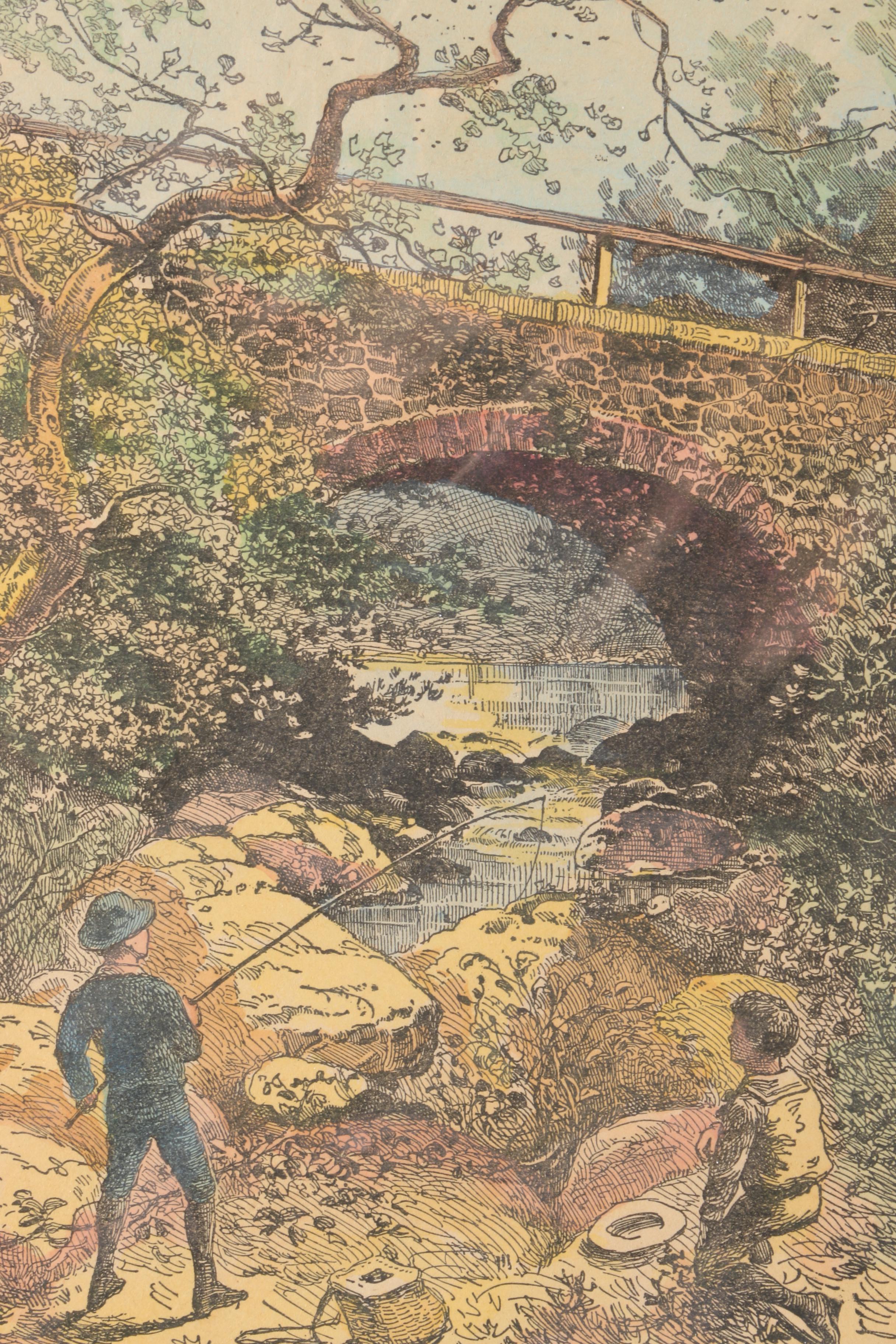 Collection of Mid-19th Century Hand-Colored Prints