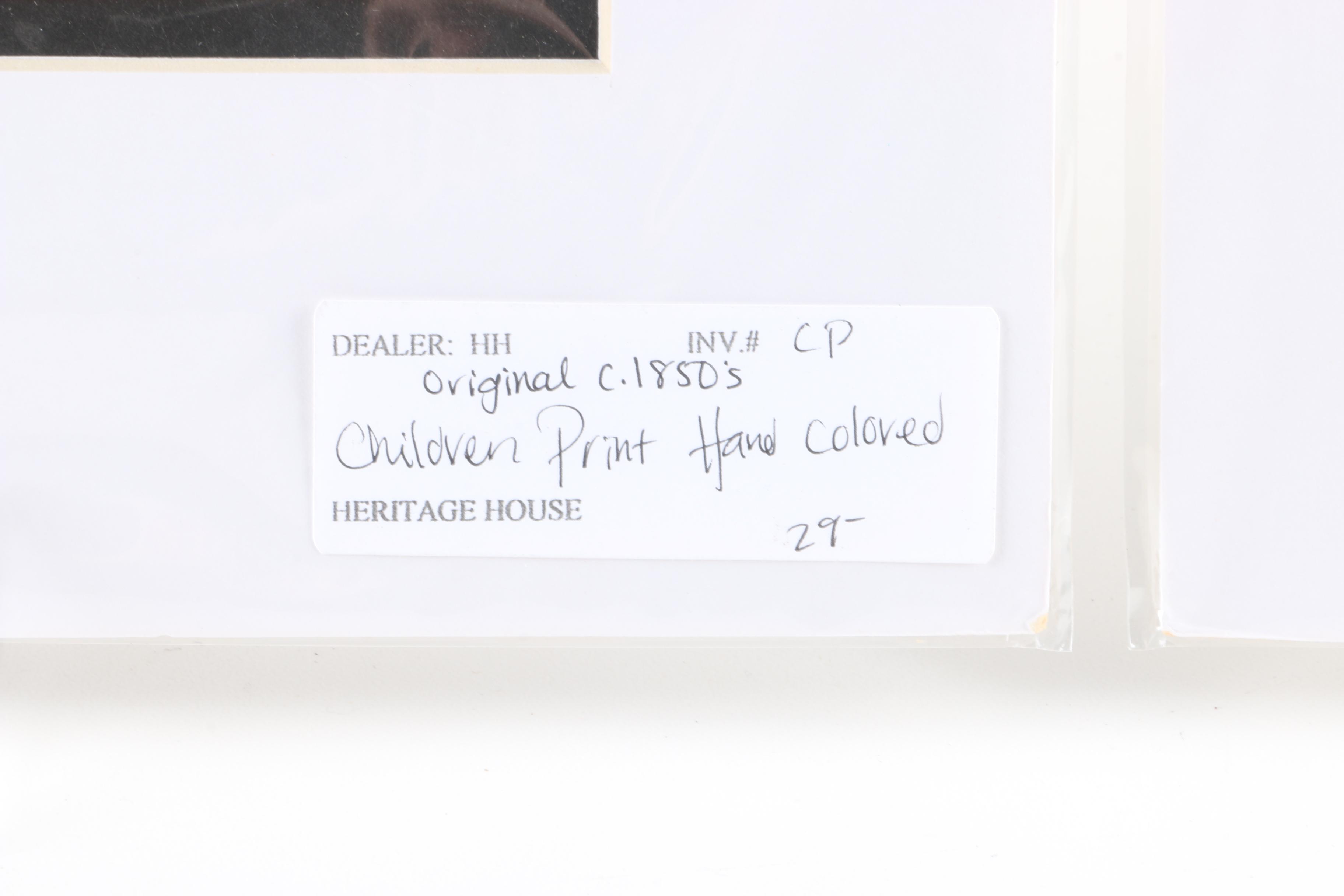 Collection of Mid-19th Century Hand-Colored Prints