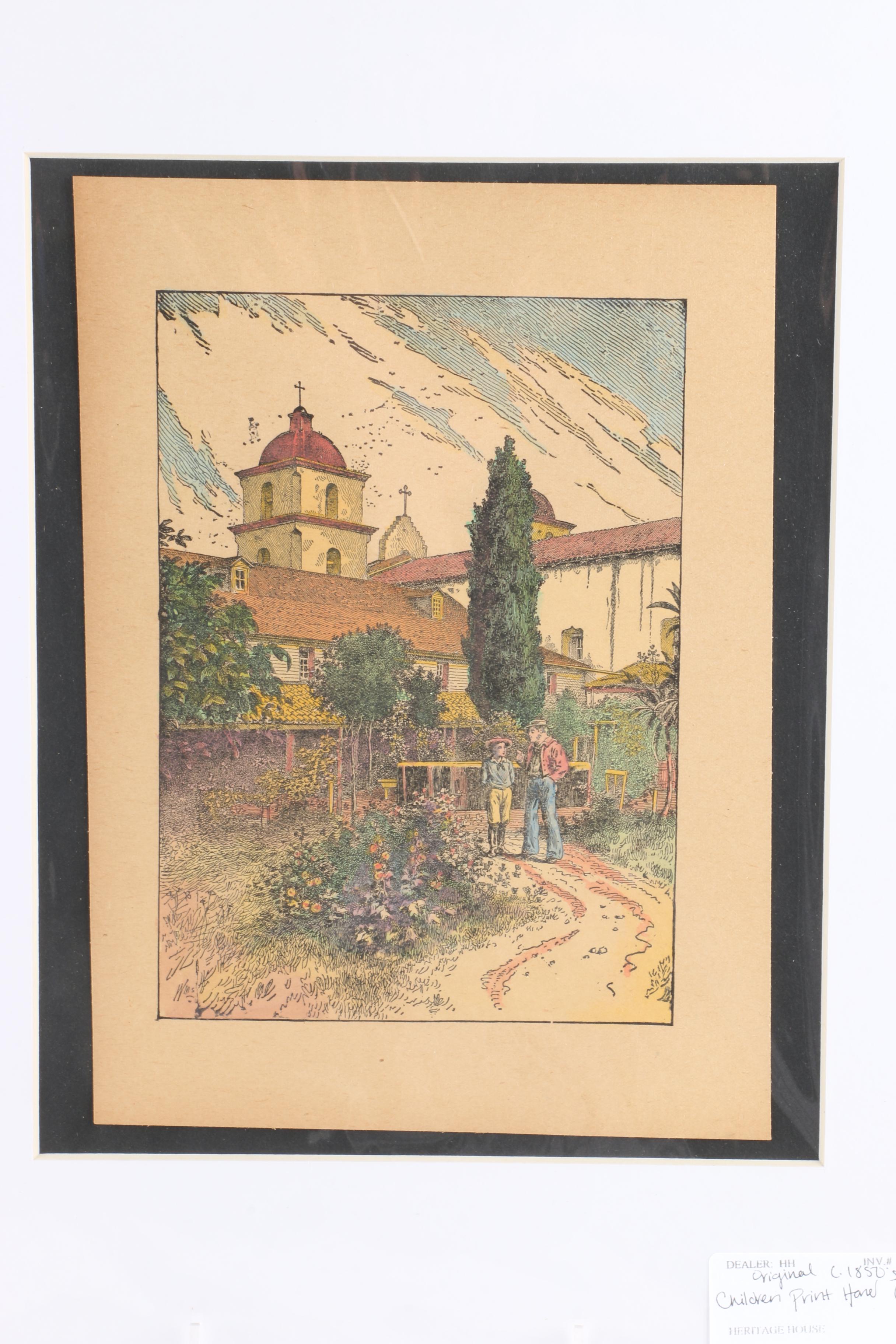 Collection of Mid-19th Century Hand-Colored Prints