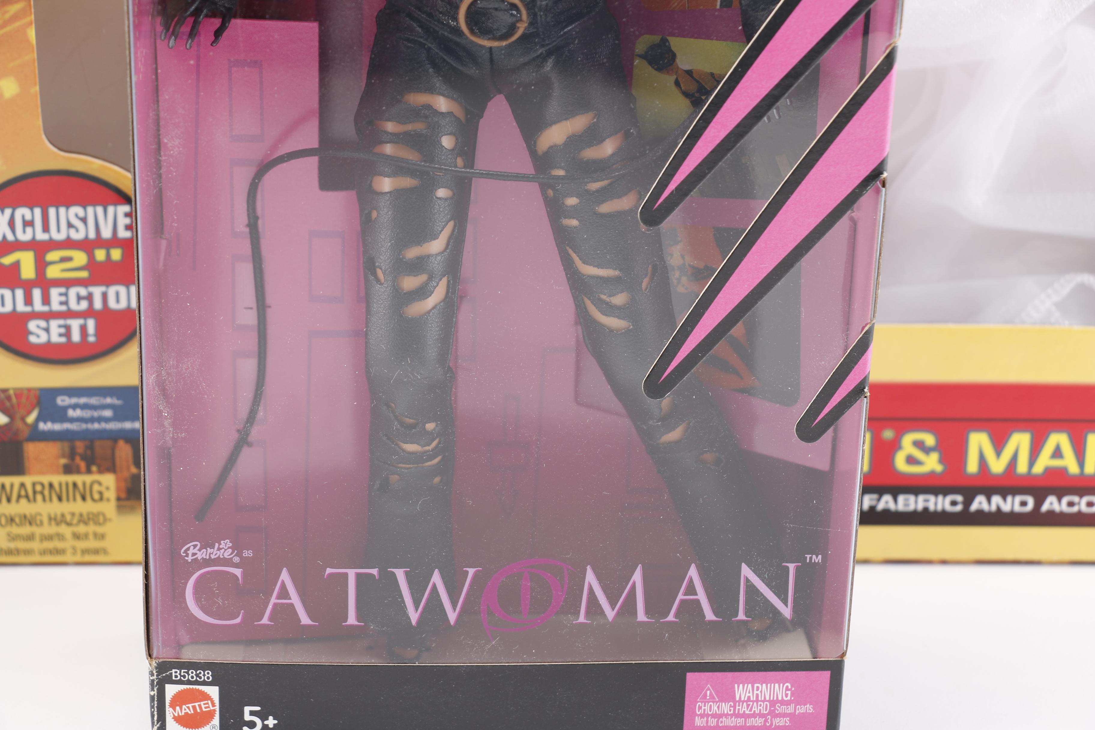Barbie and Spider-Man Dolls