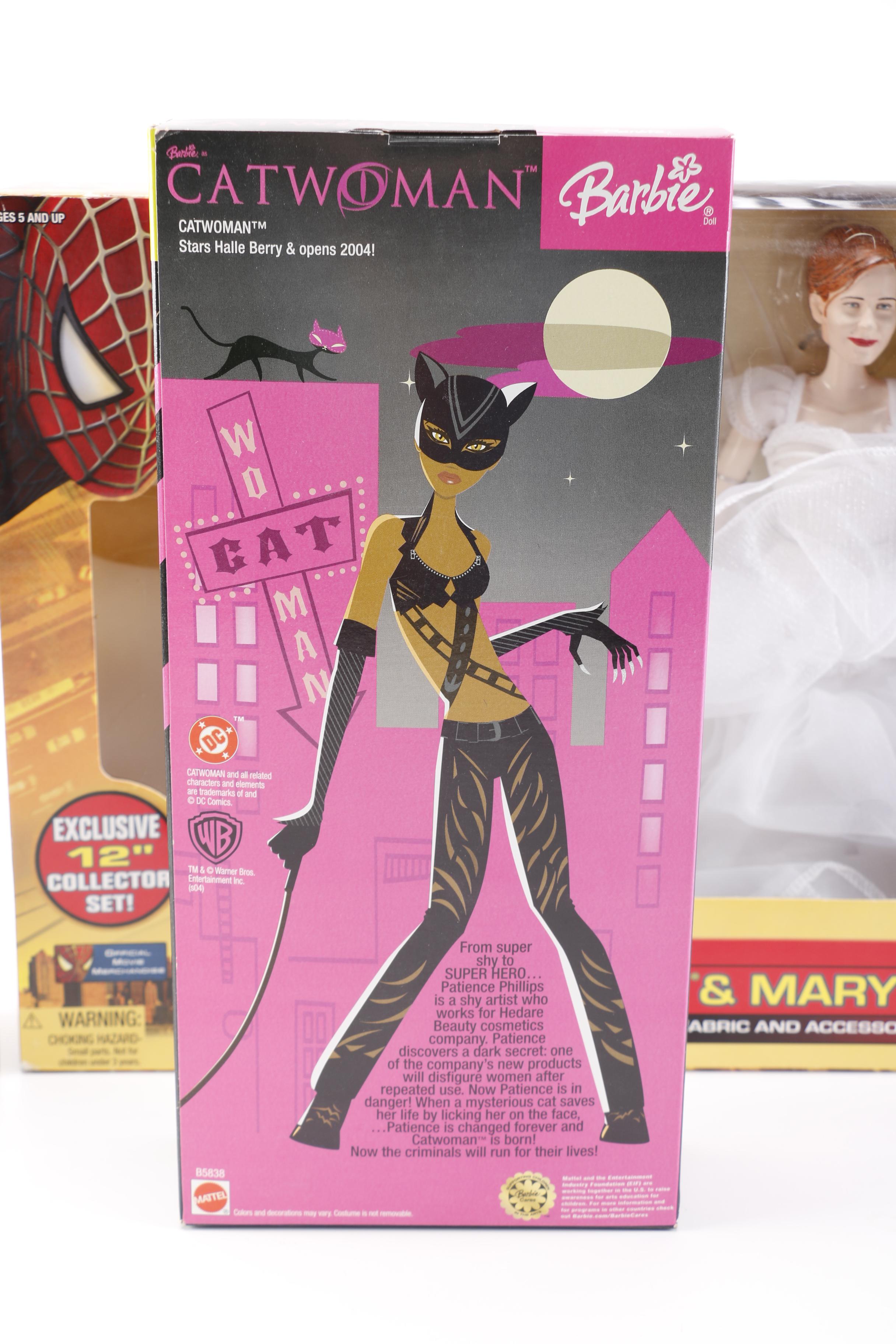 Barbie and Spider-Man Dolls