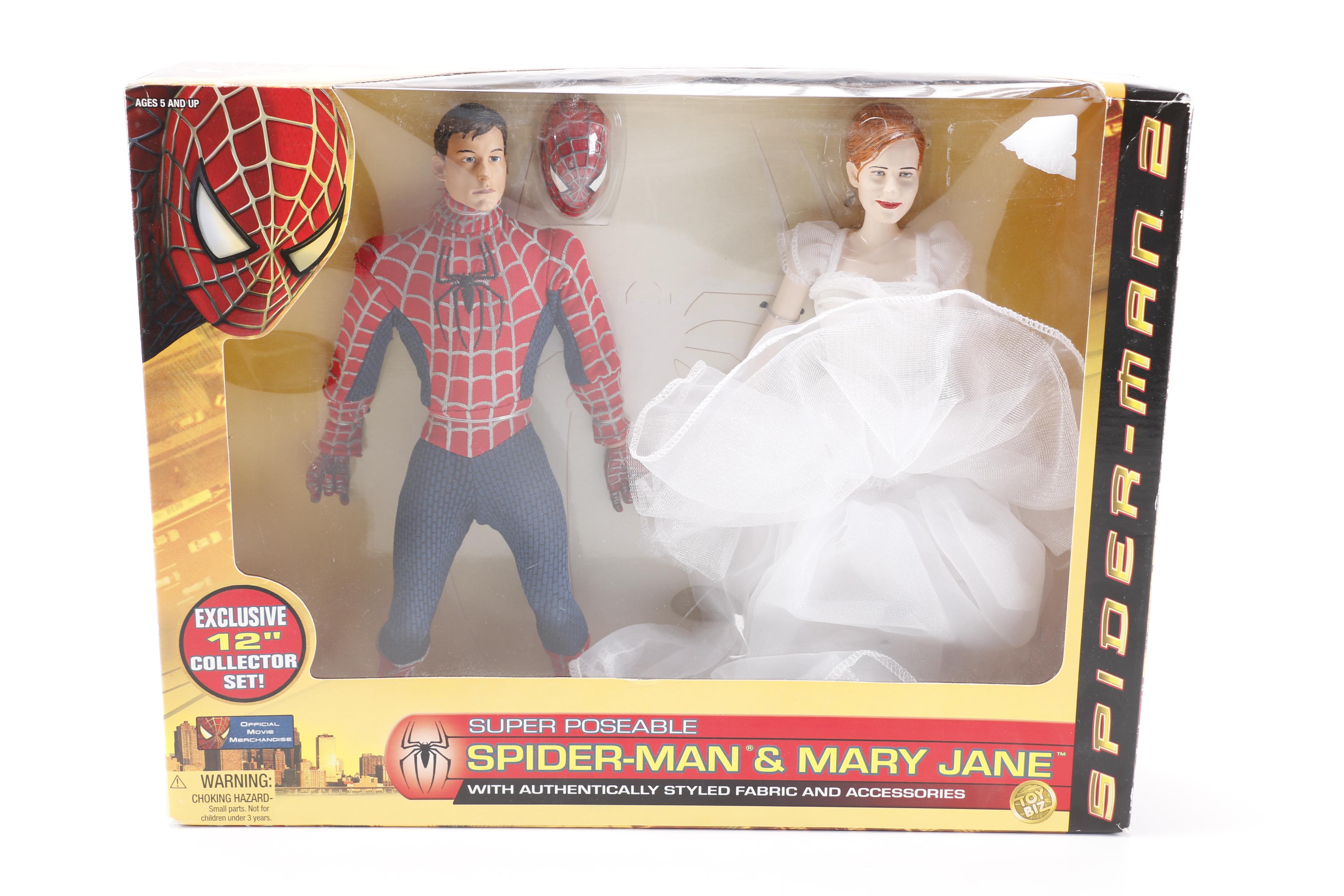 Barbie and Spider-Man Dolls