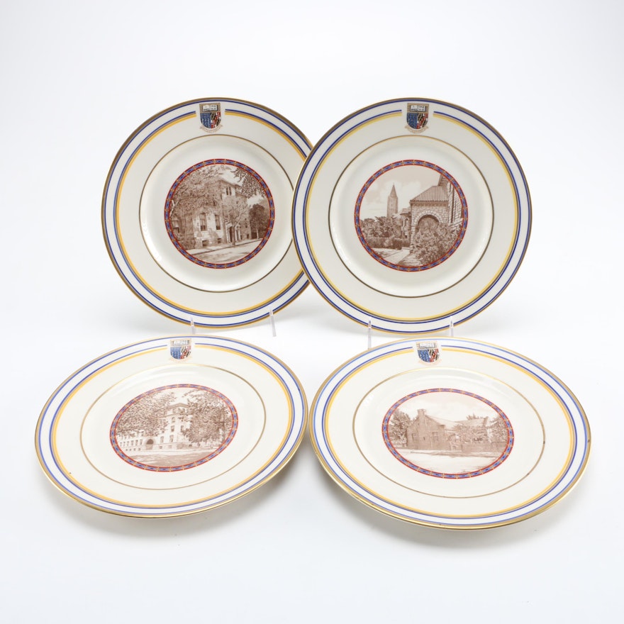Lamberton China "Goucher College 50th Anniversary" Decorative Plates