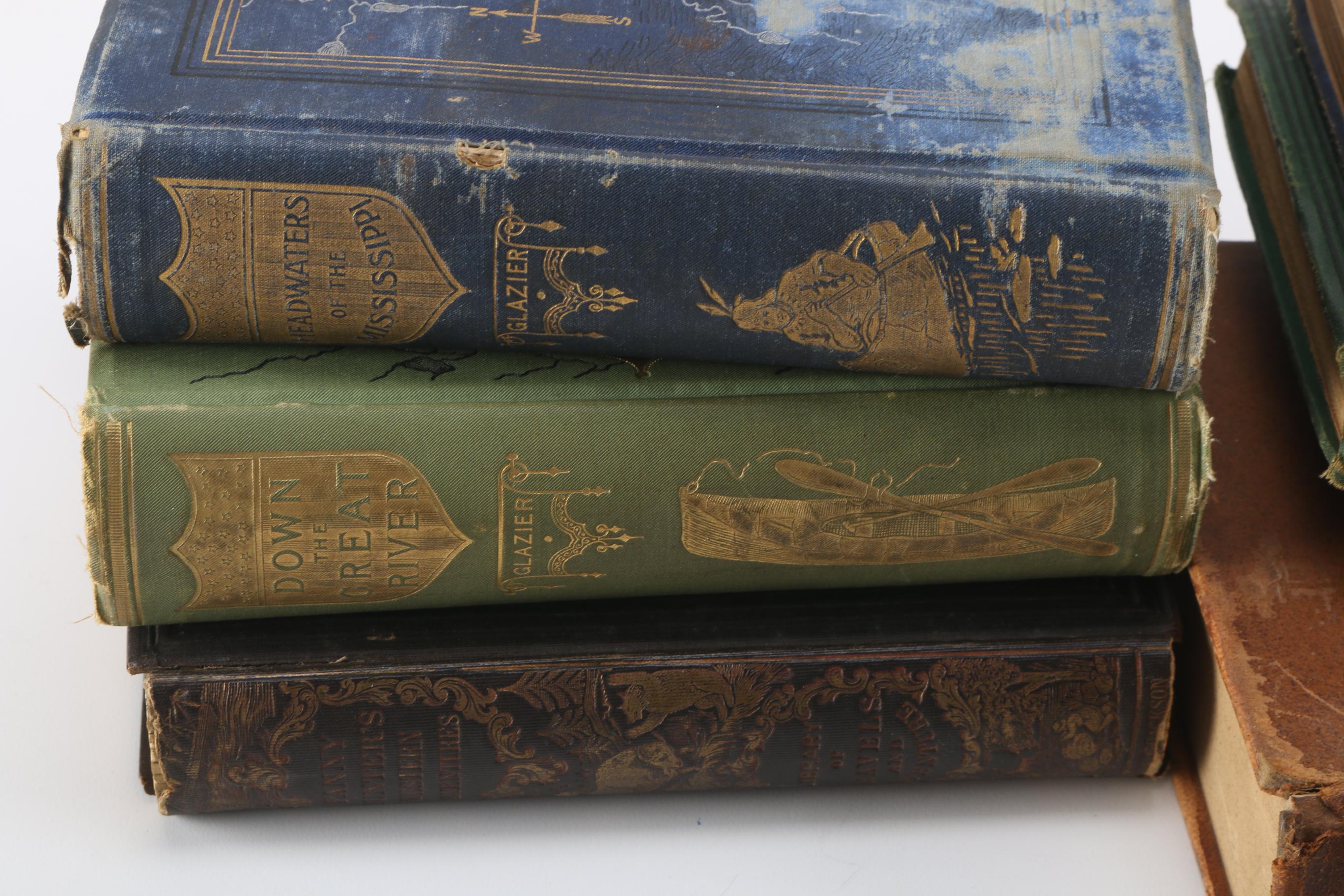 Collection of Books on the Mississippi River and Midwest States